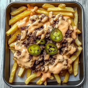 Hearty Smash Burger Fries