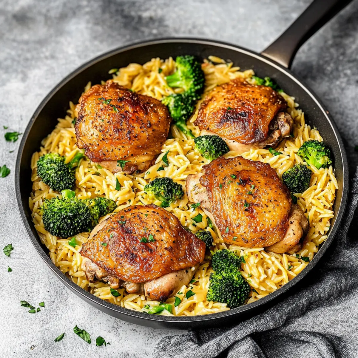Skillet Chicken Thighs