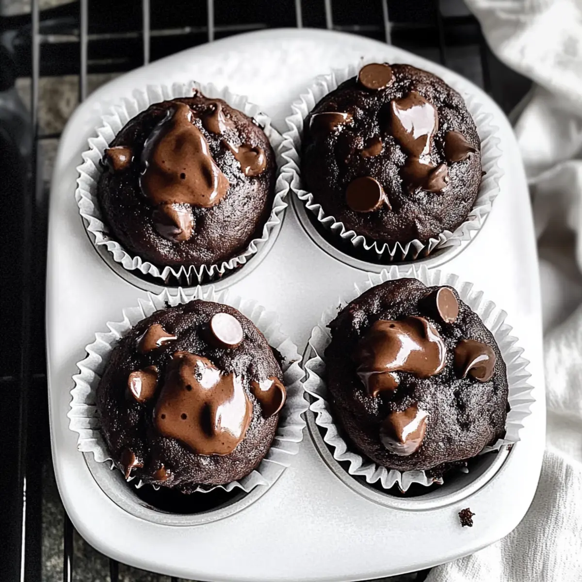 Double Chocolate Espresso Muffins