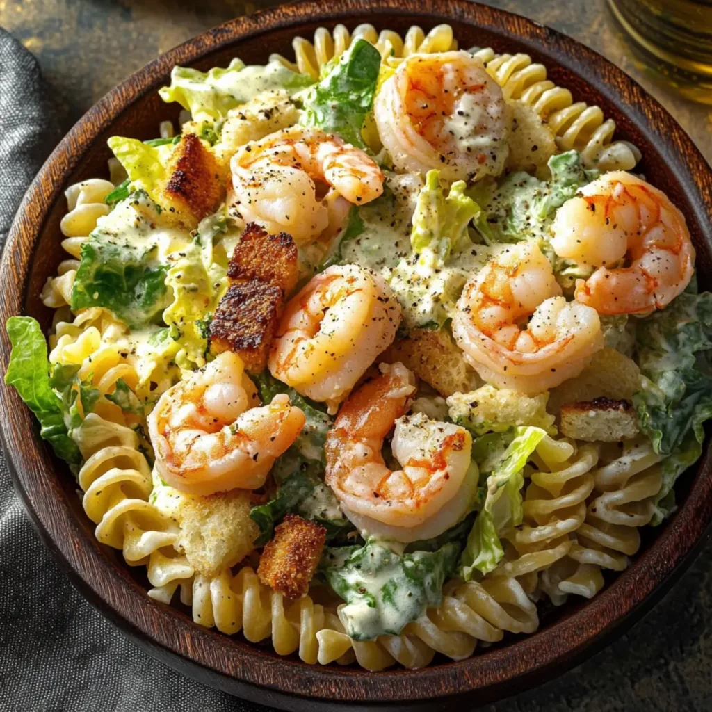 Shrimp Caesar Pasta Salad: A Light and Flavorful Treat