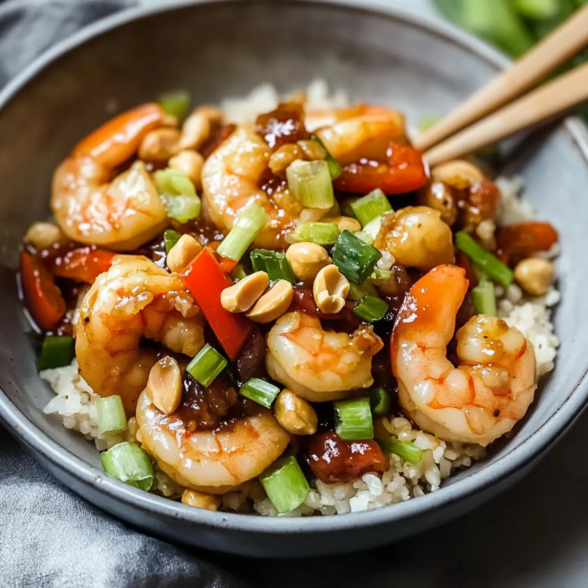 Quick Kung Pao Shrimp