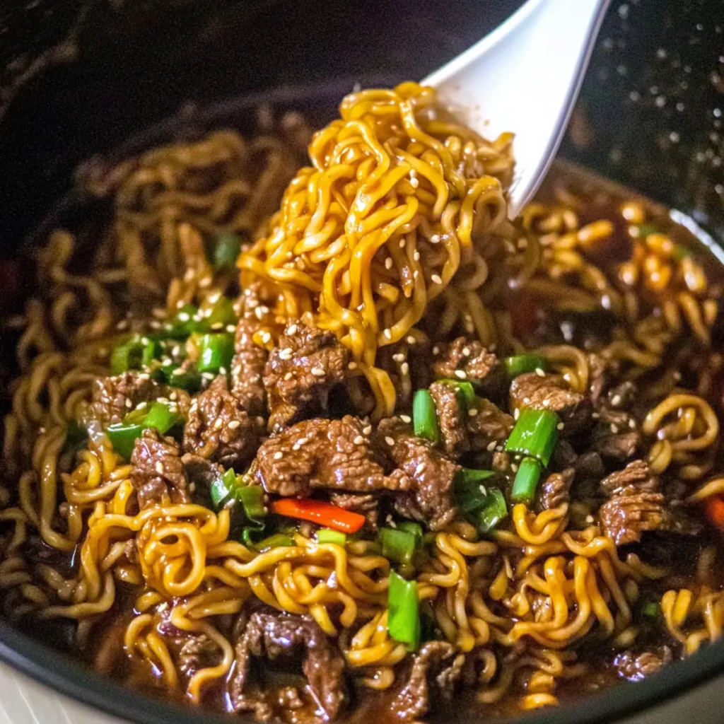Irresistible Slow Cooker Beef Ramen Noodles Made Easy