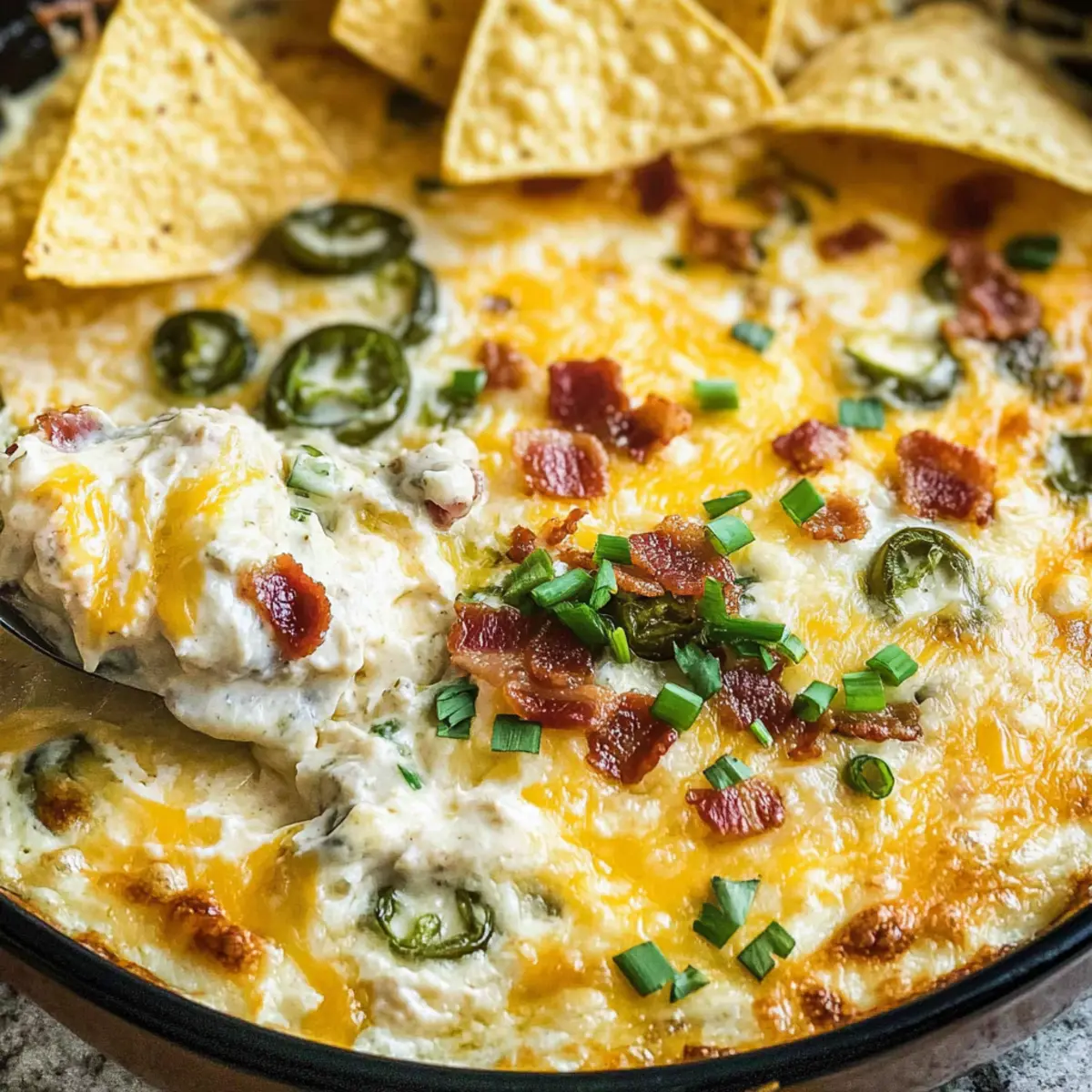 Baked Jalapeno Popper Dip