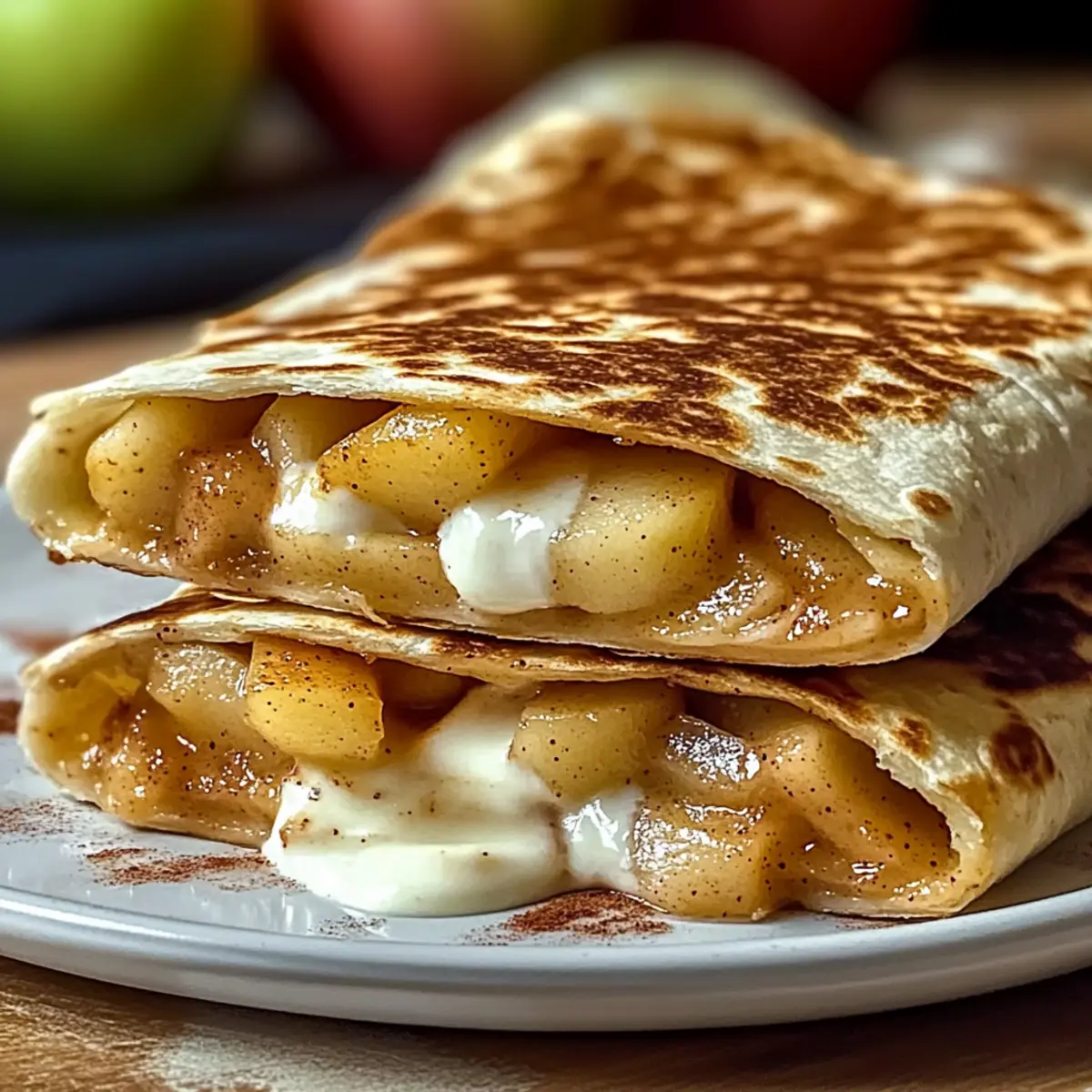 Apple Cinnamon Breakfast Quesadillas Recipe