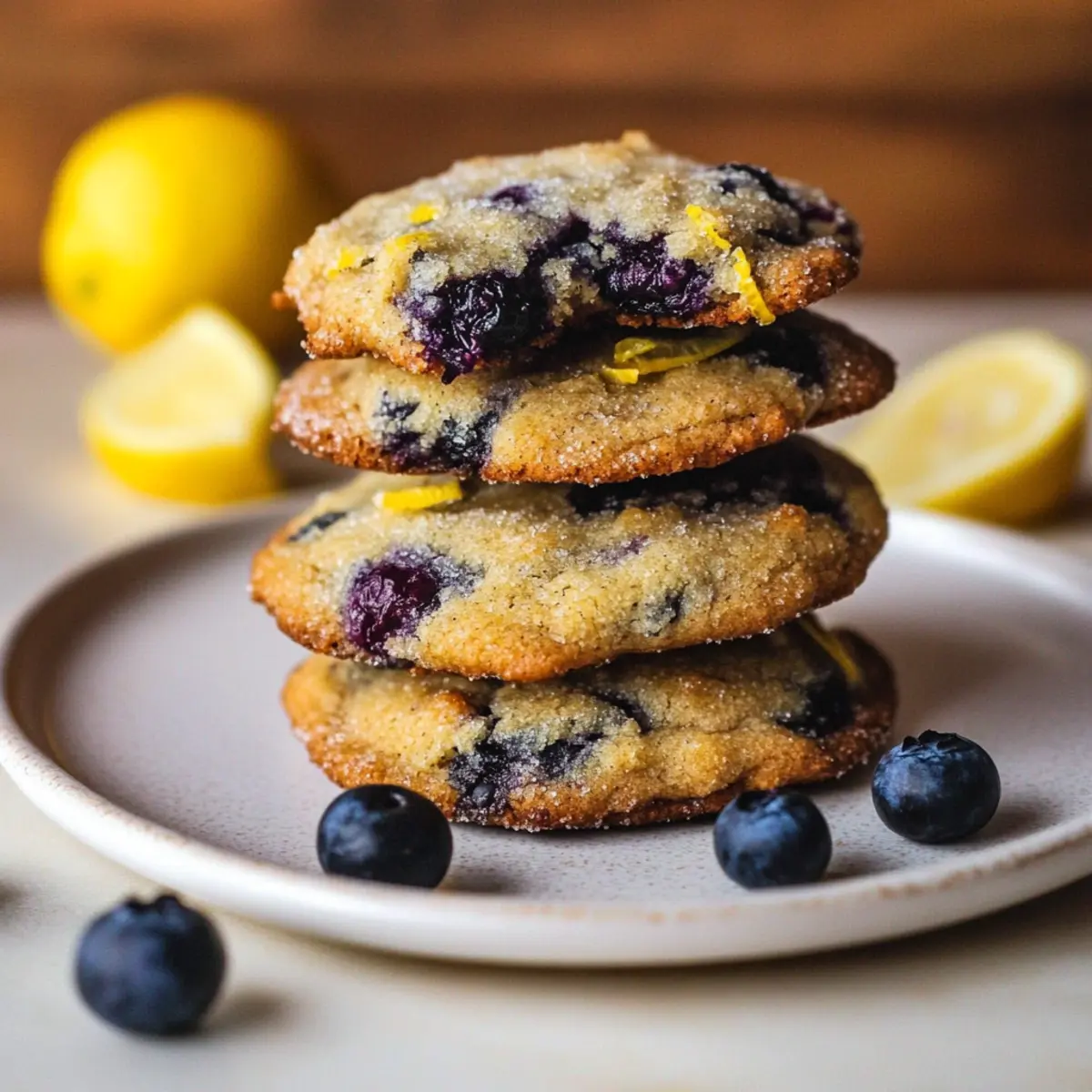 Lemon Blueberry Cookies