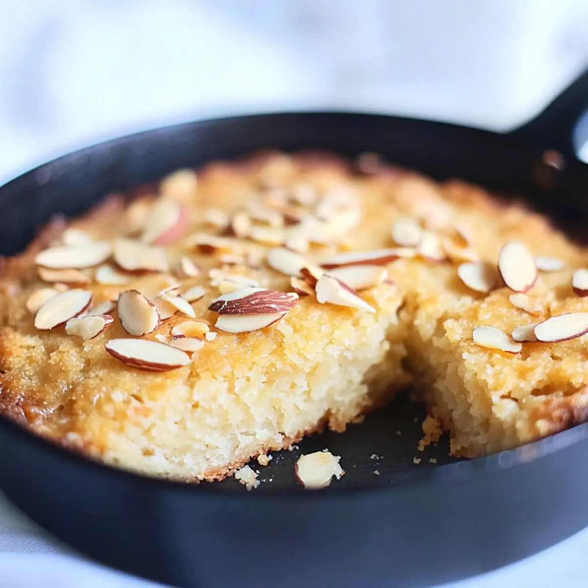 Skillet Almond Shortbread Recipe