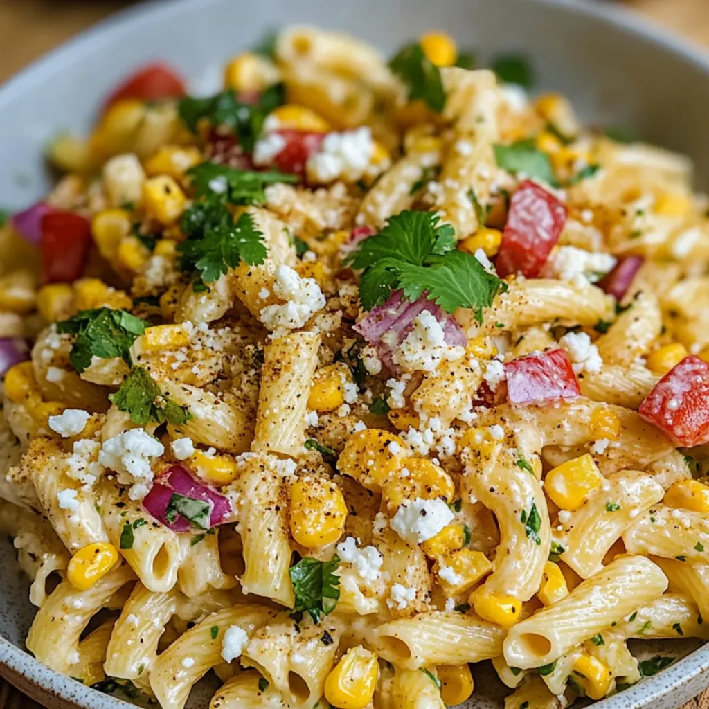 Elote Pasta Salad Recipe