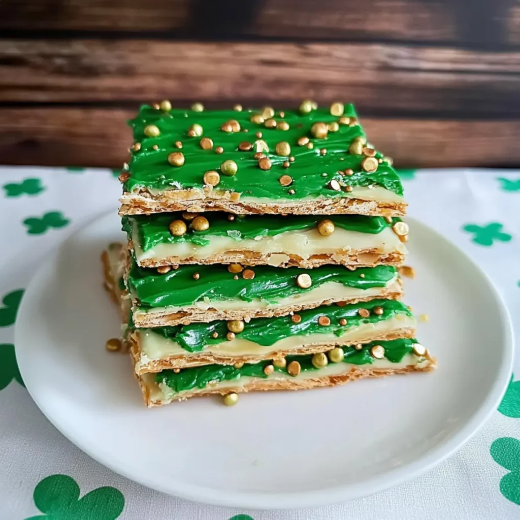 Irresistible St. Patrick’s Day Crack: Sweet & Salty Delight