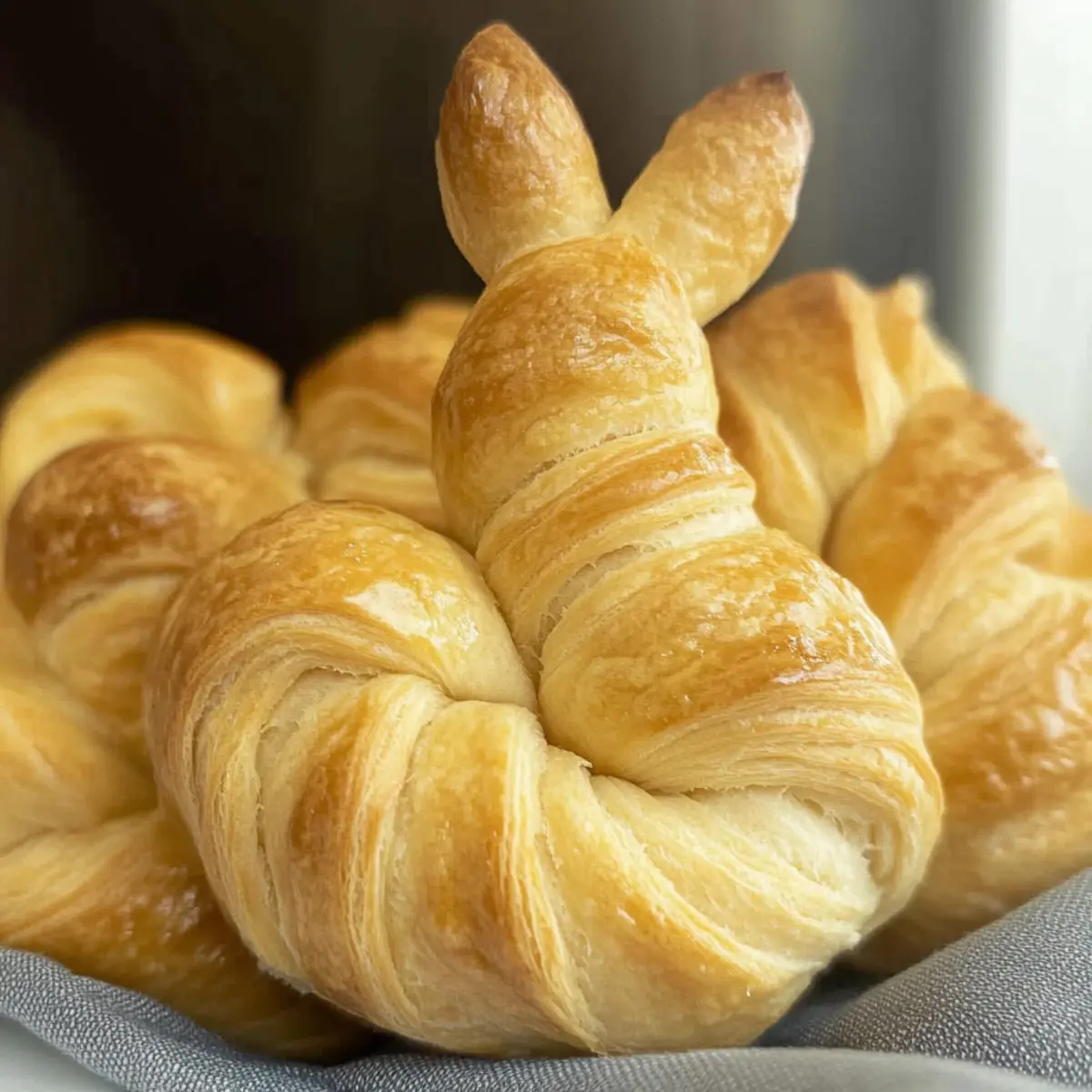 Easter Bunny Crescent Rolls