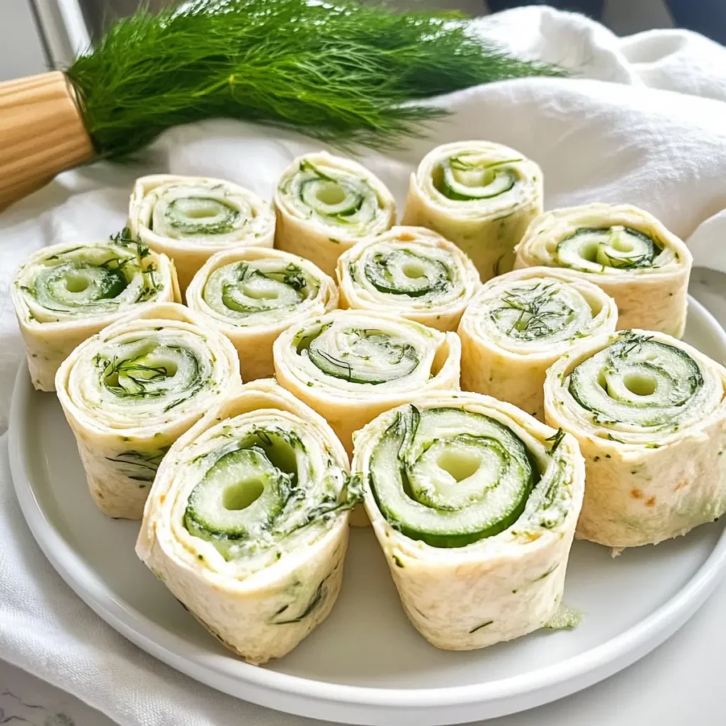 Cucumber Dill Pinwheels