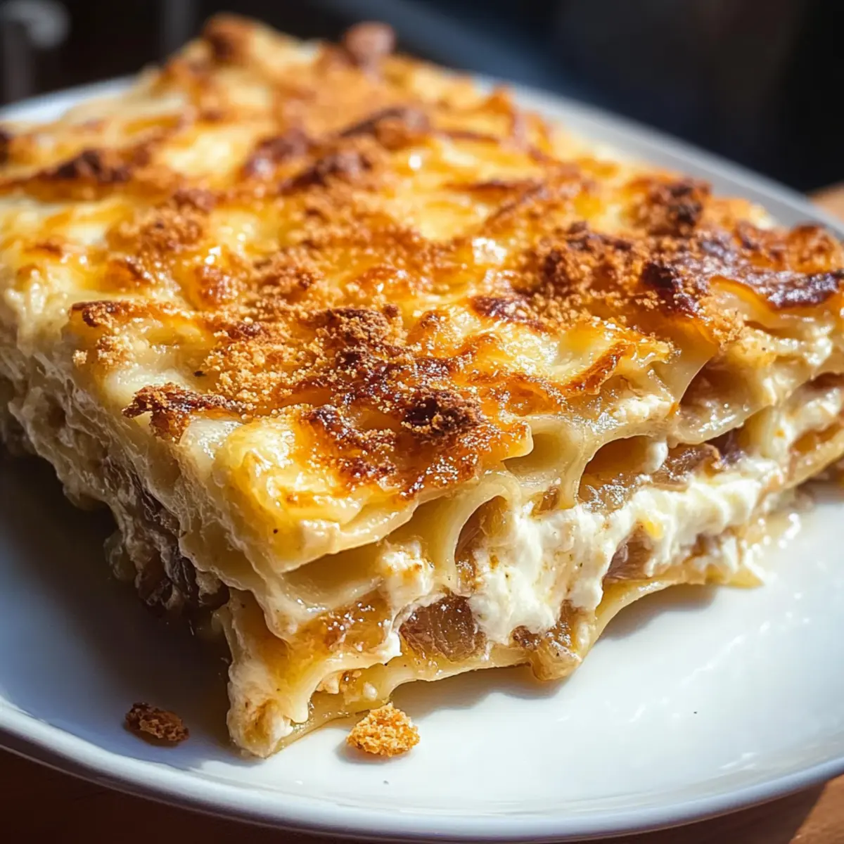 French Onion Lasagna