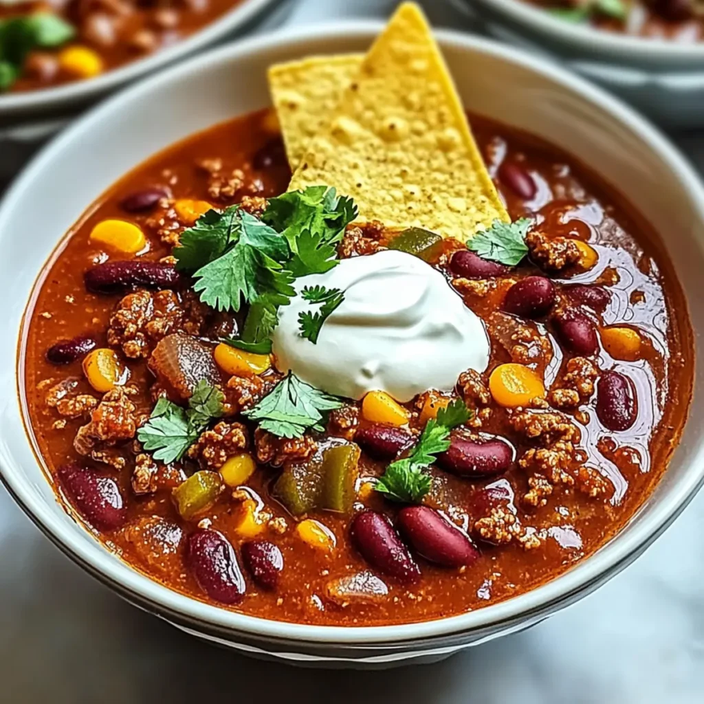 Easy Crockpot Chili Recipe