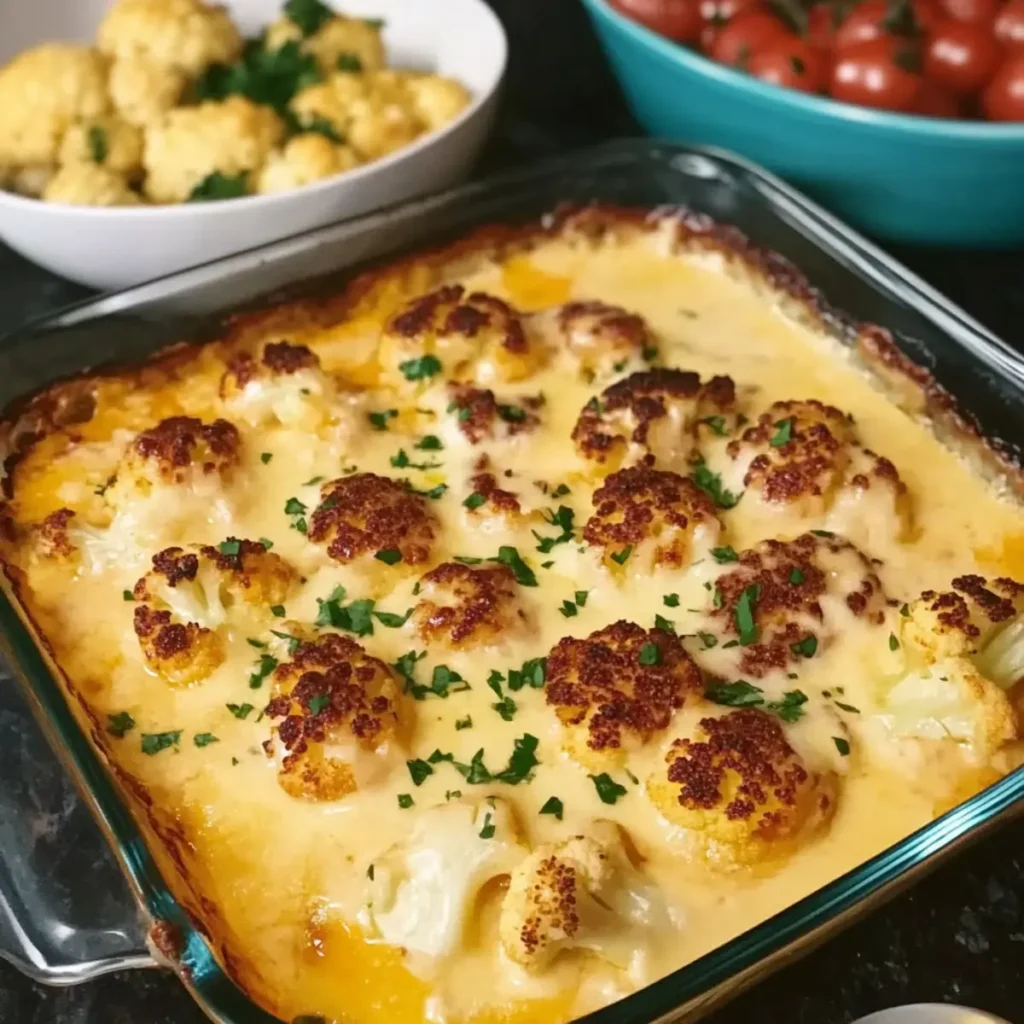 Cheesy Cauliflower Bake