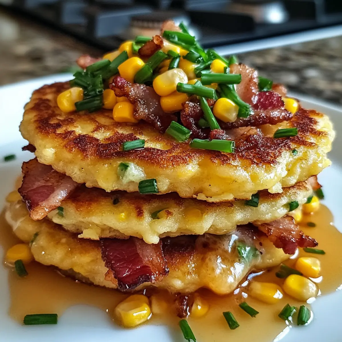 Bacon Corn Griddle Cakes