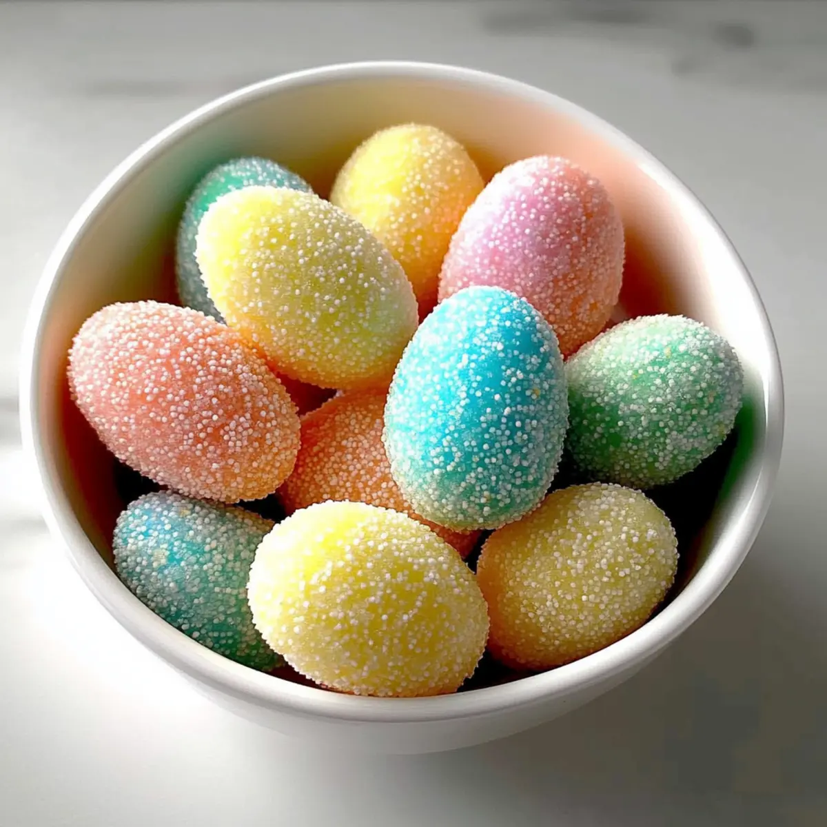 White Chocolate Easter Egg Candies