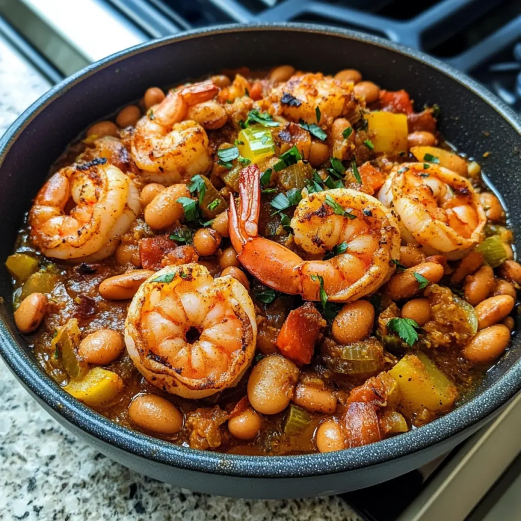 Cajun Shrimp and Beans