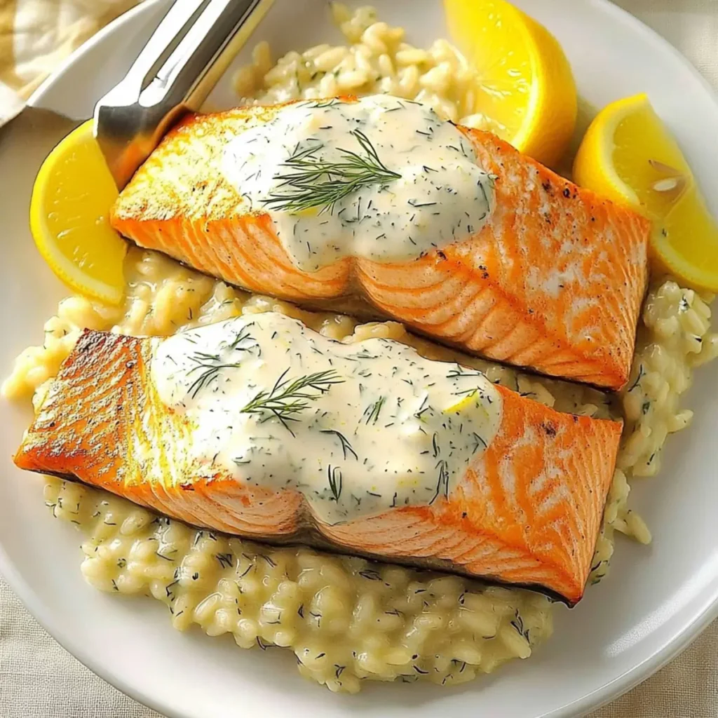 Salmon with Dill Sauce: A Zesty Dinner You’ll Love