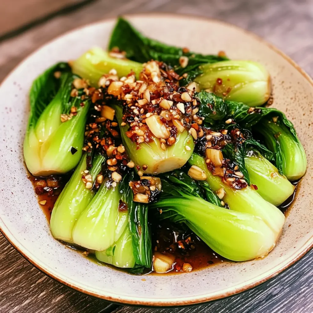 Bok Choy with Garlic Sauce