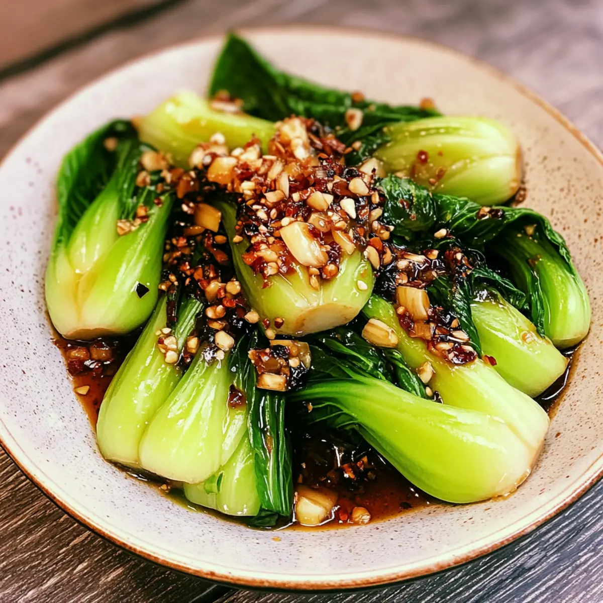 Bok Choy with Garlic Sauce