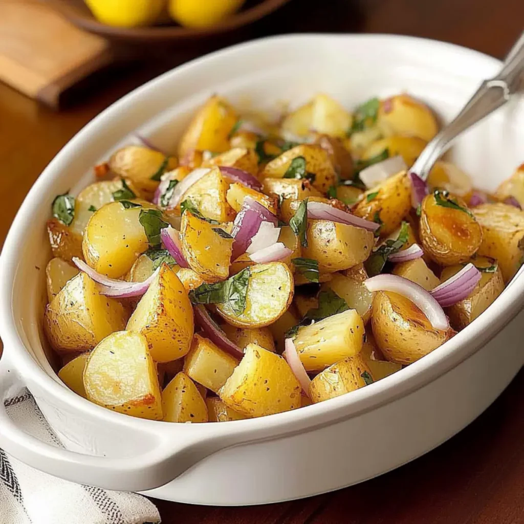 Lemon-Basil Roasted Potatoes: A Zesty Side Adventure