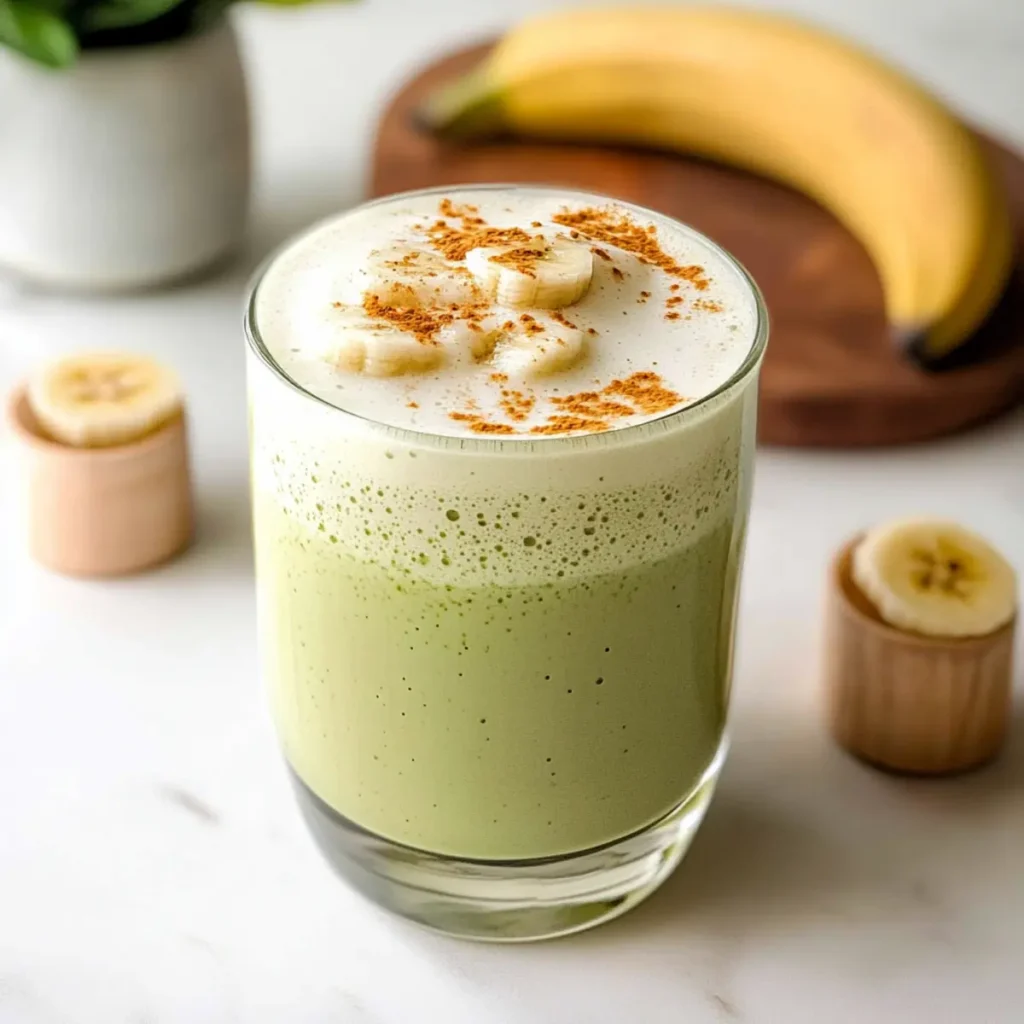 Iced Banana Bread Matcha