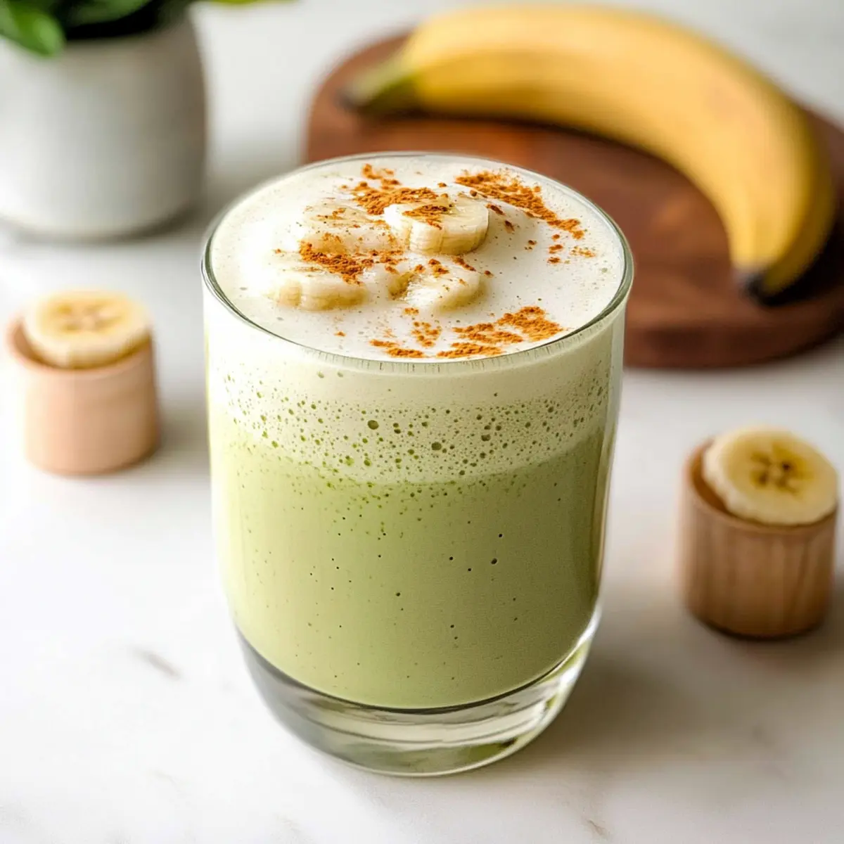 Iced Banana Bread Matcha