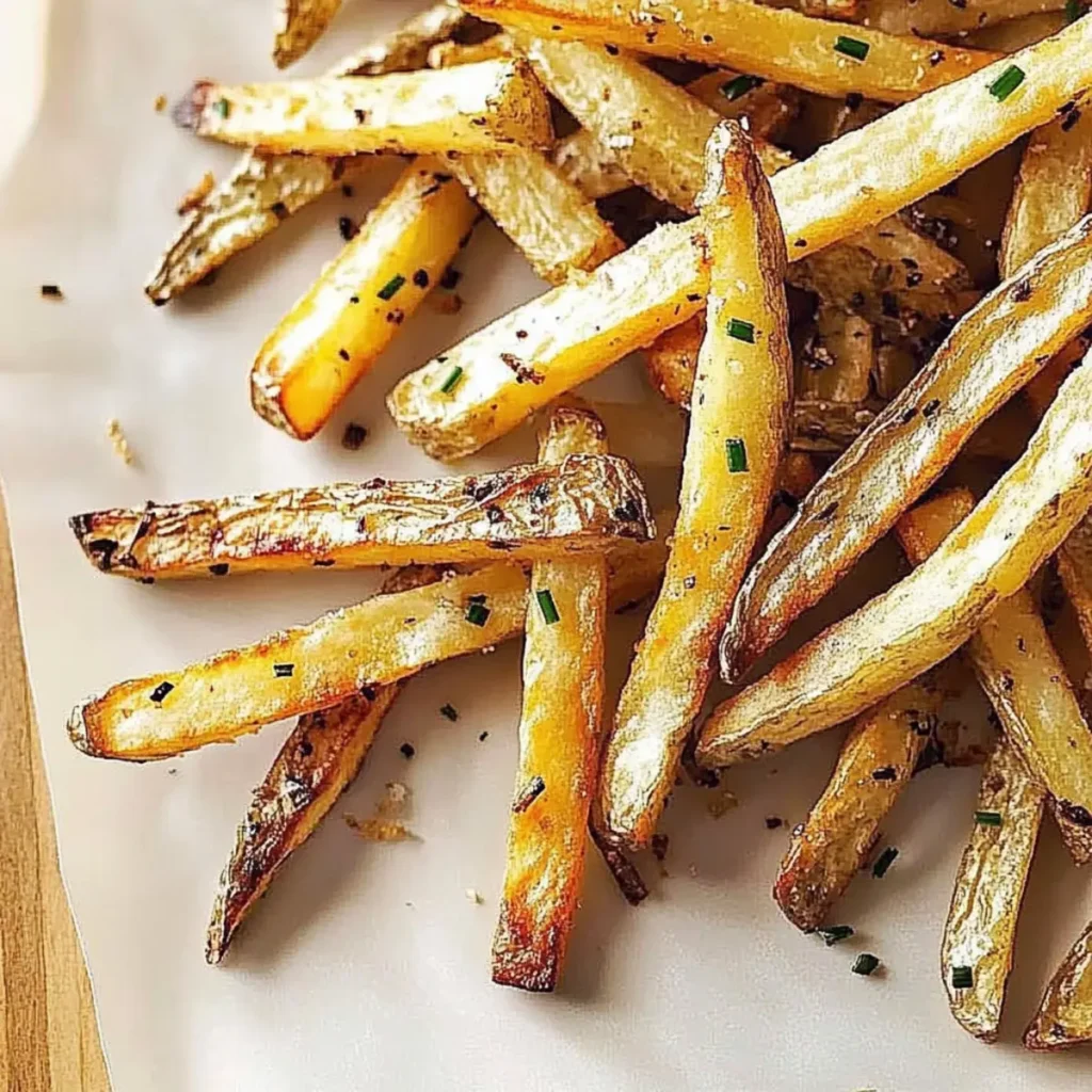 Garlic-Chive Baked Fries