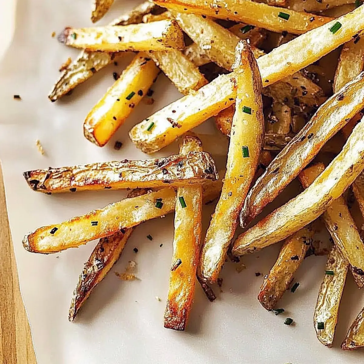 Garlic-Chive Baked Fries