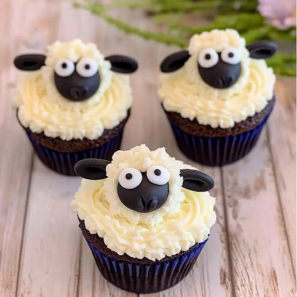 Funky Sheep Easter Cupcakes: No-Bake Fun for Everyone