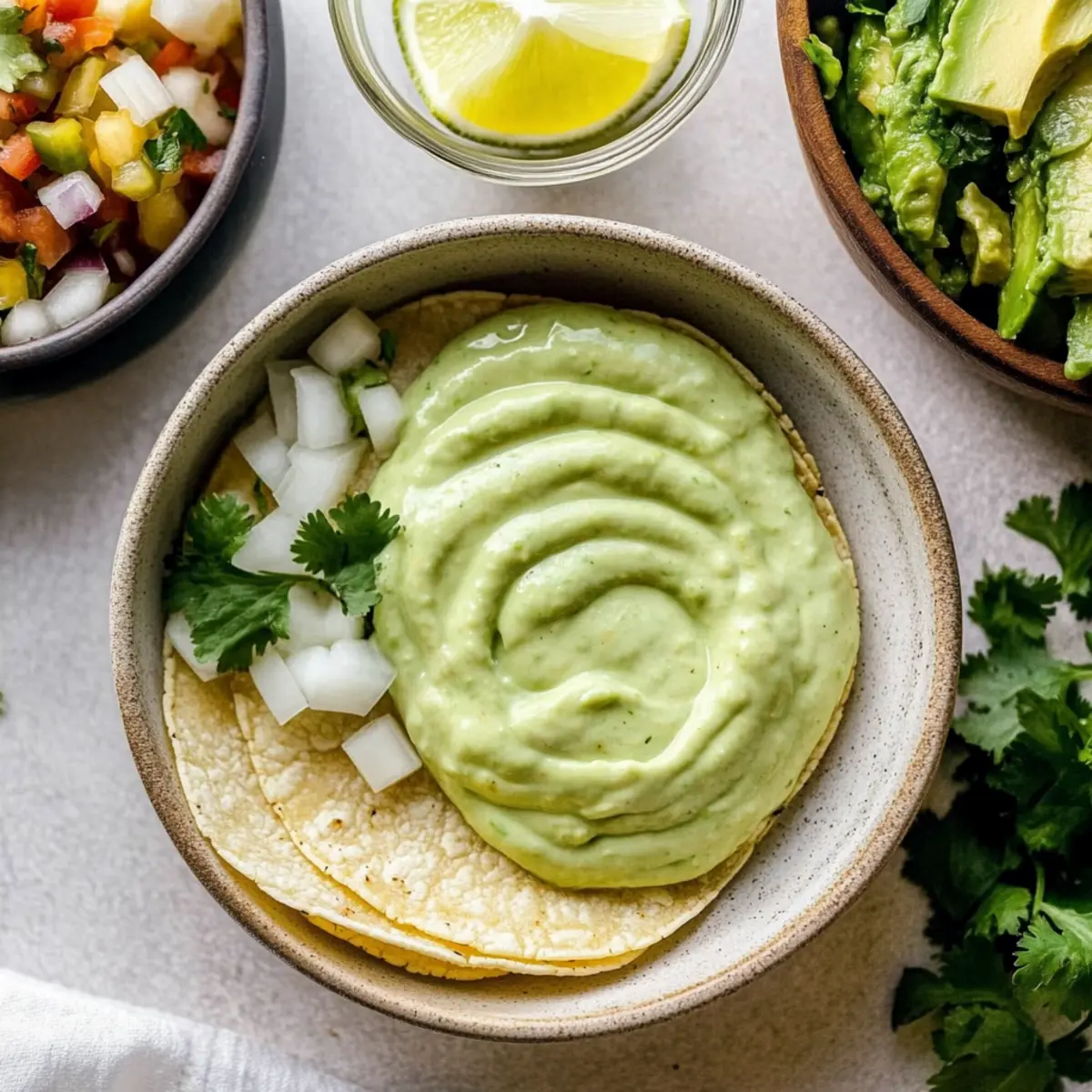 The Creamiest Avocado Crema