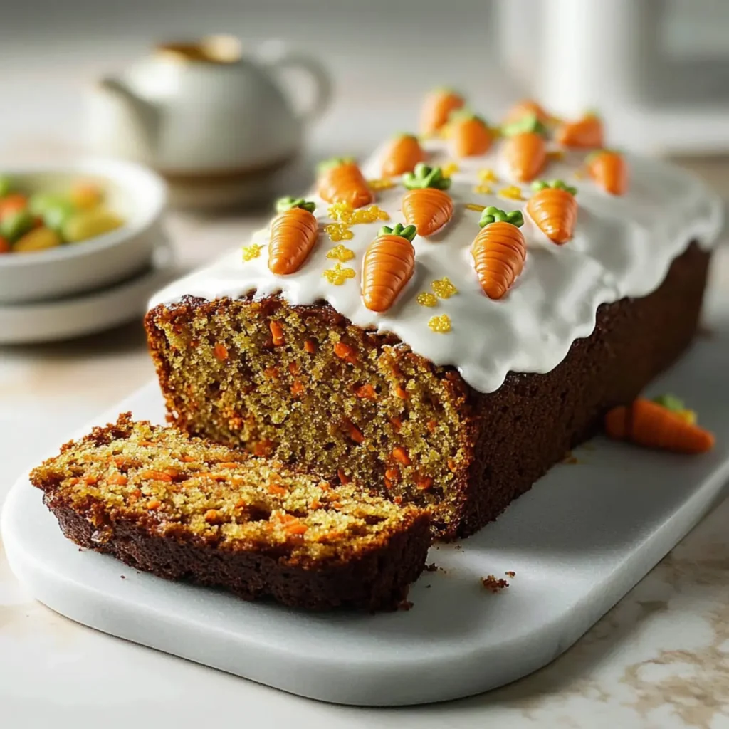 Easter Bunny’s Carrot Loaf Cake
