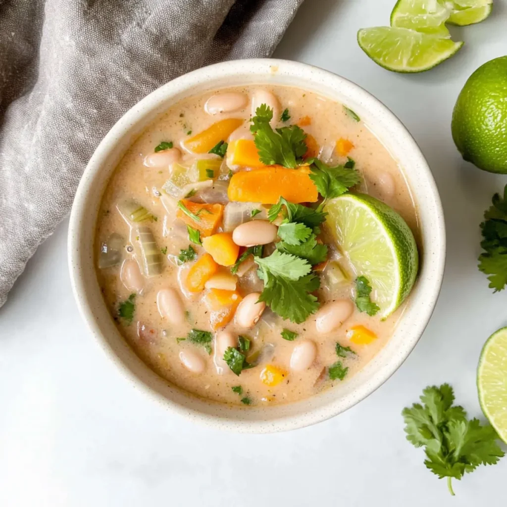Creamy Vegan White Bean Soup You Can Make in Minutes