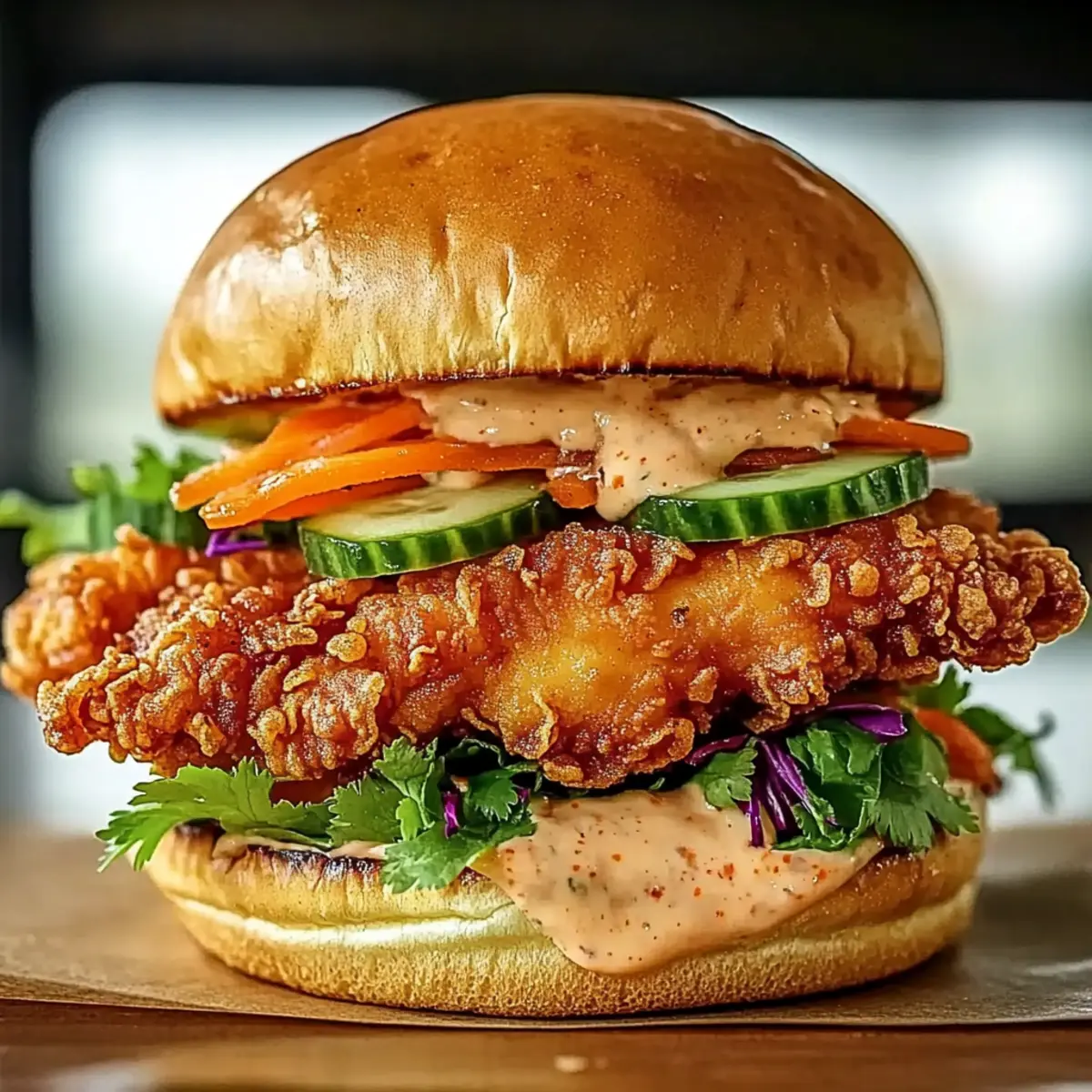 Thai Fried Chicken Sandwich