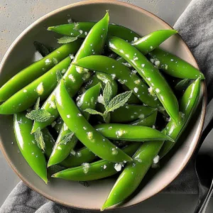 Minty Sugar Snap Peas