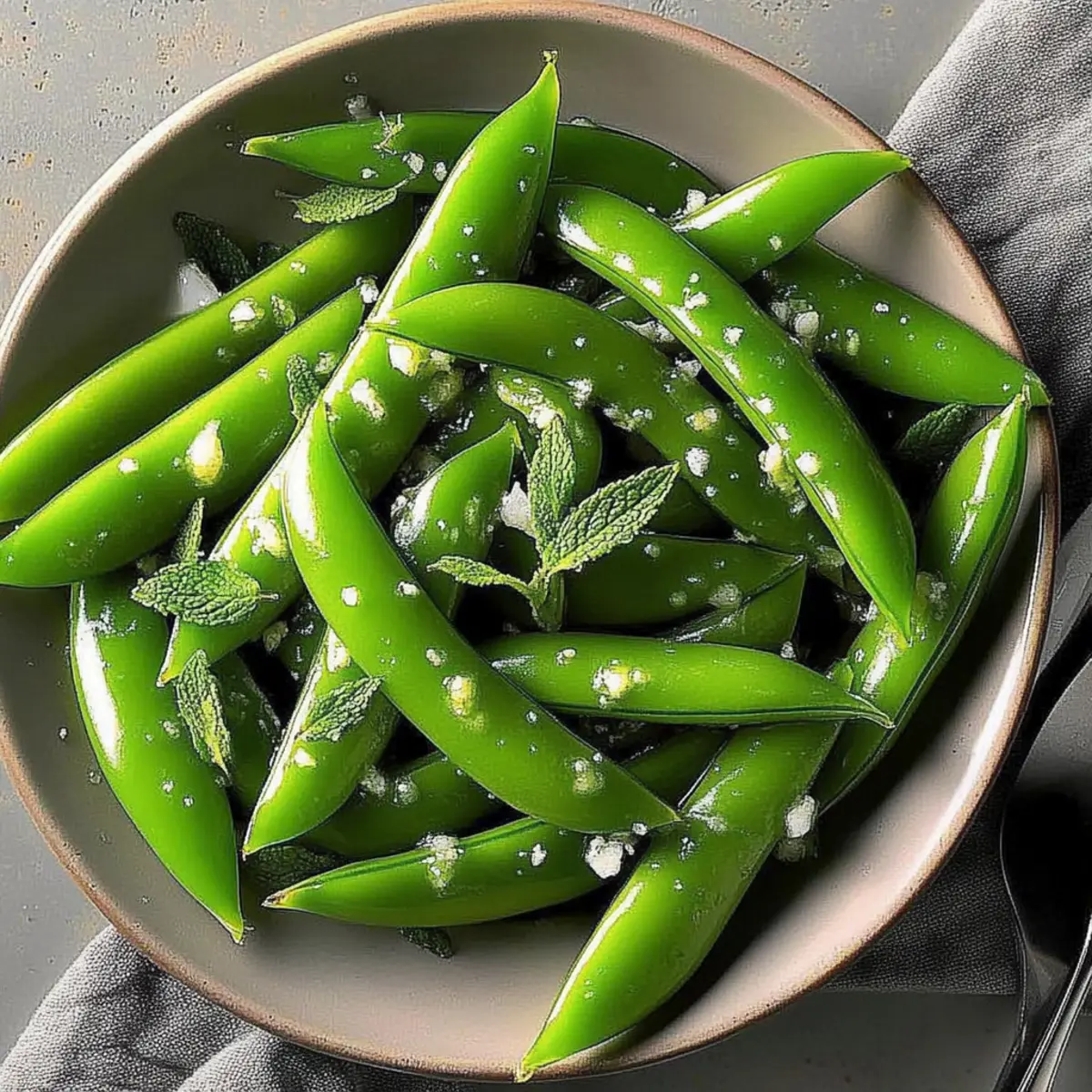 Minty Sugar Snap Peas