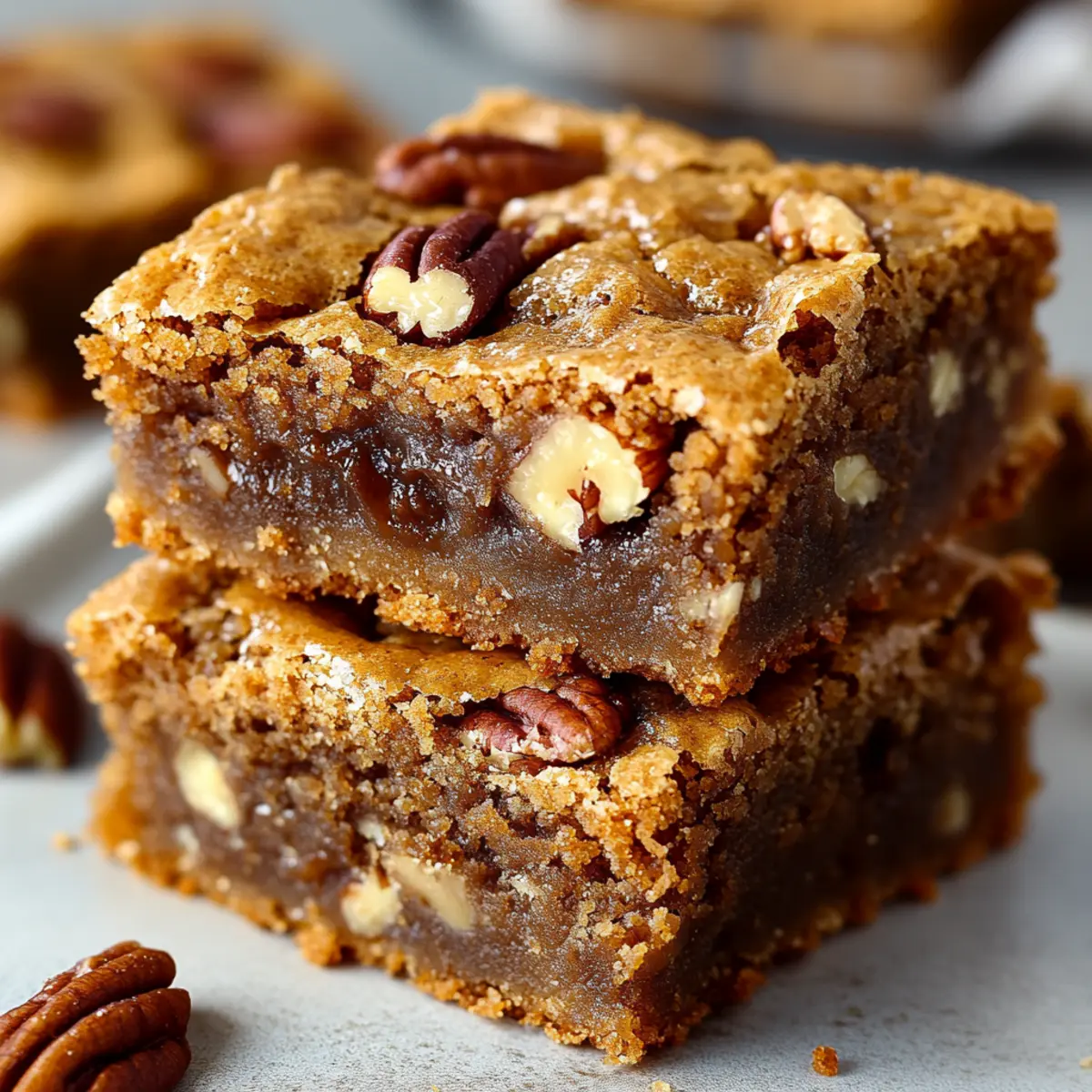 Brown Butter Pecan Blondies