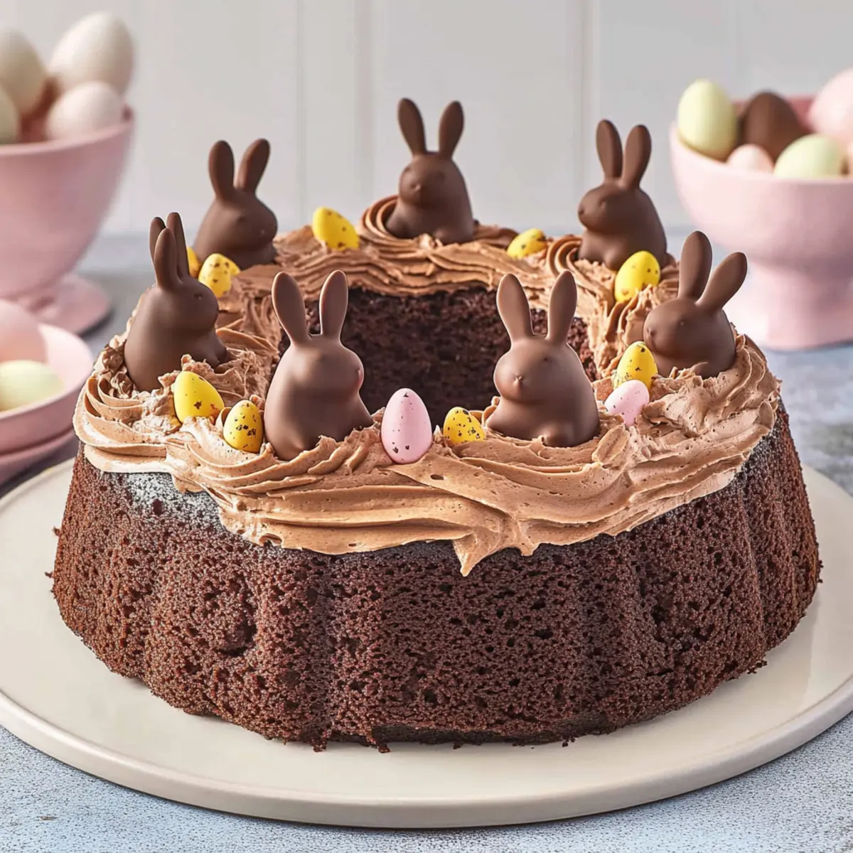 Chocolate Easter Bundt Cake