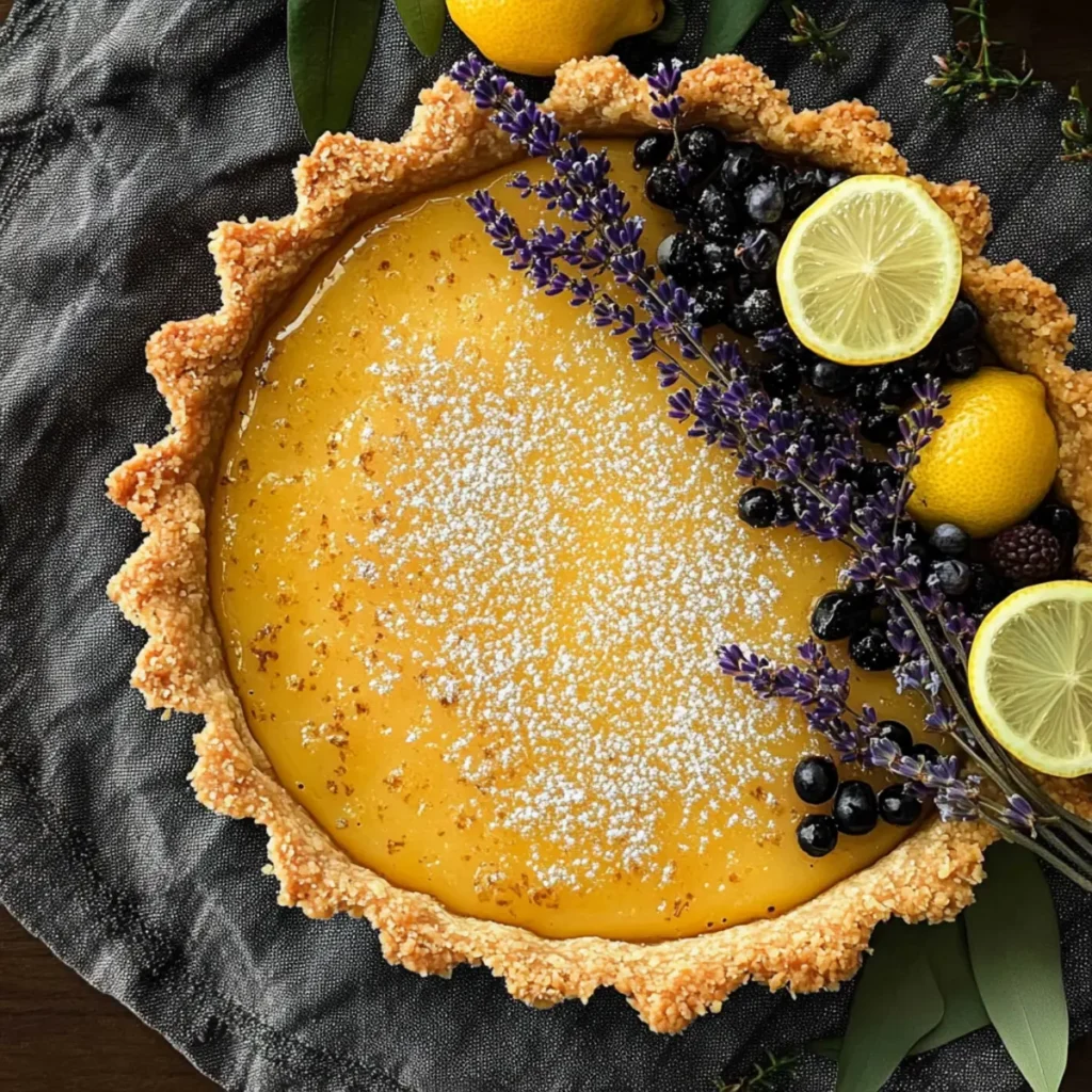 Lavender Lemon Easter Tart that Will Brighten Your Spring