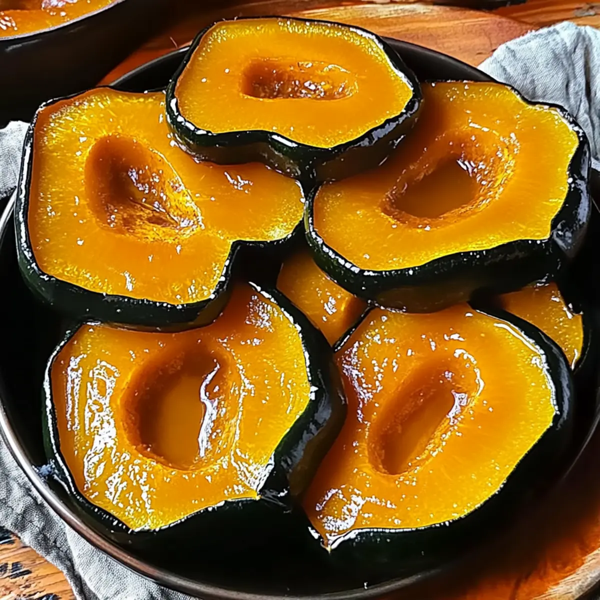 Candied Acorn Squash Slices