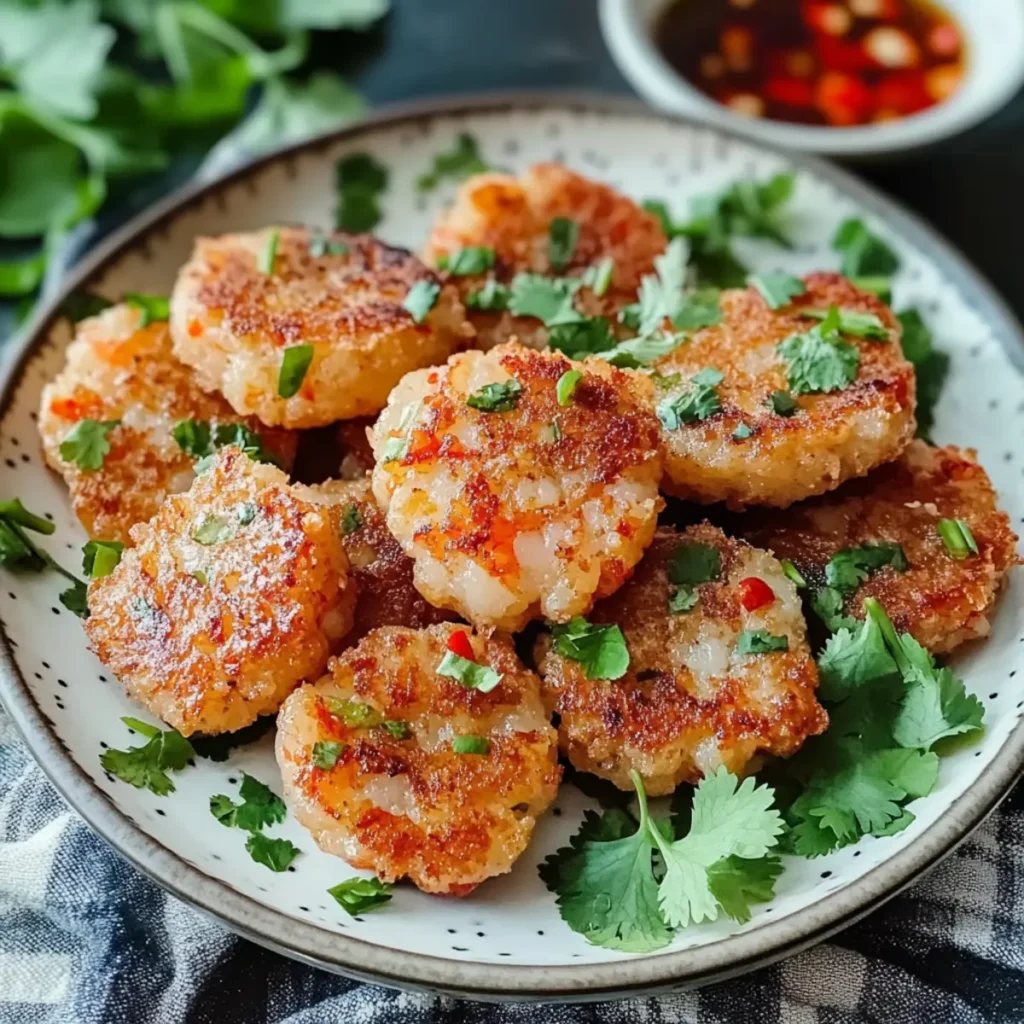 Crispy Chinese Shrimp Cakes