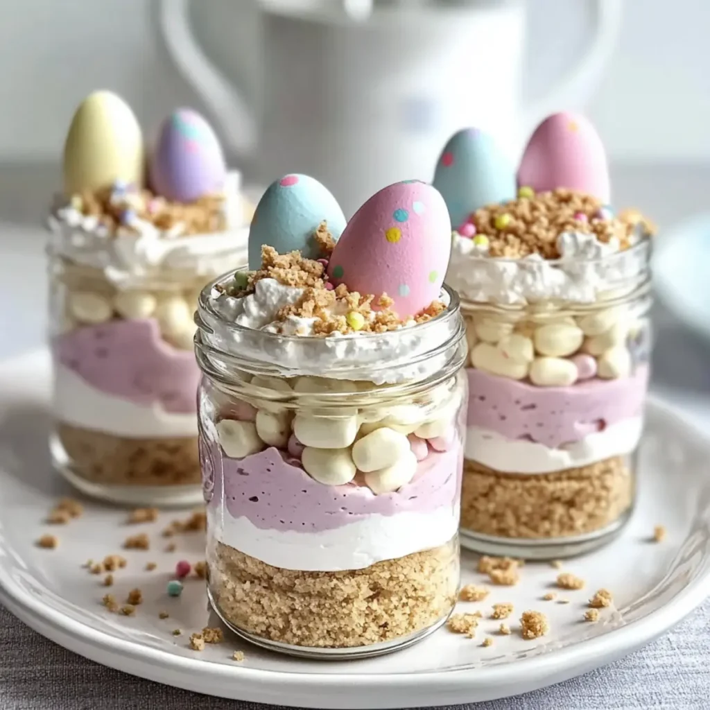 Easter Egg Cheesecake Jars: A Fun No-Bake Delight!