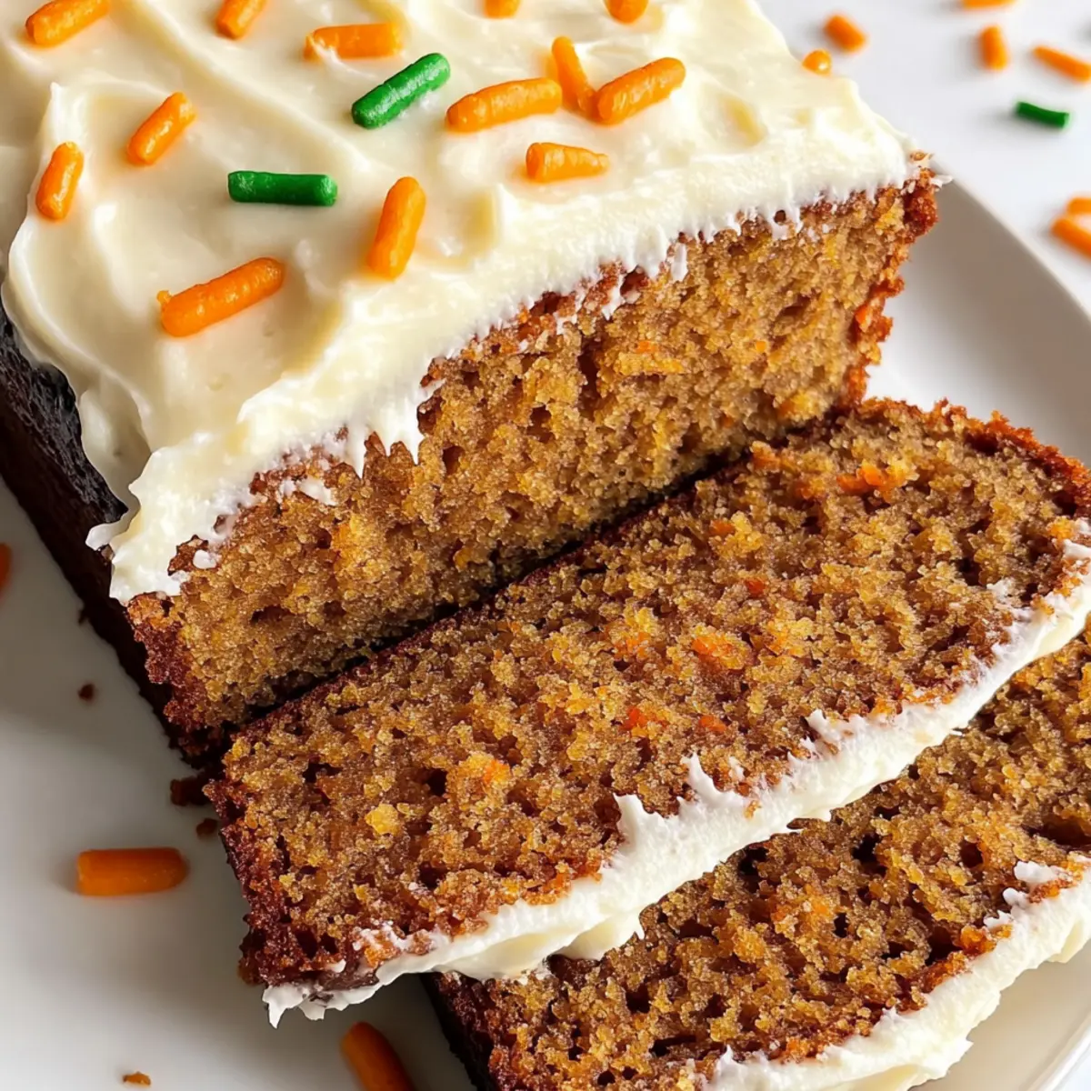 Moist Carrot Cake Loaf Cake