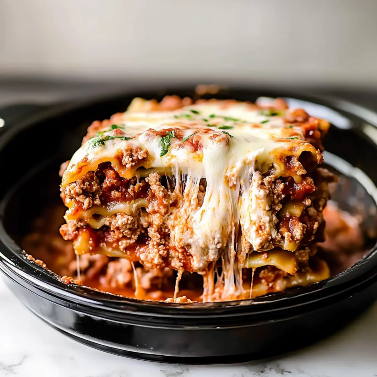 Slow Cooker Lasagna
