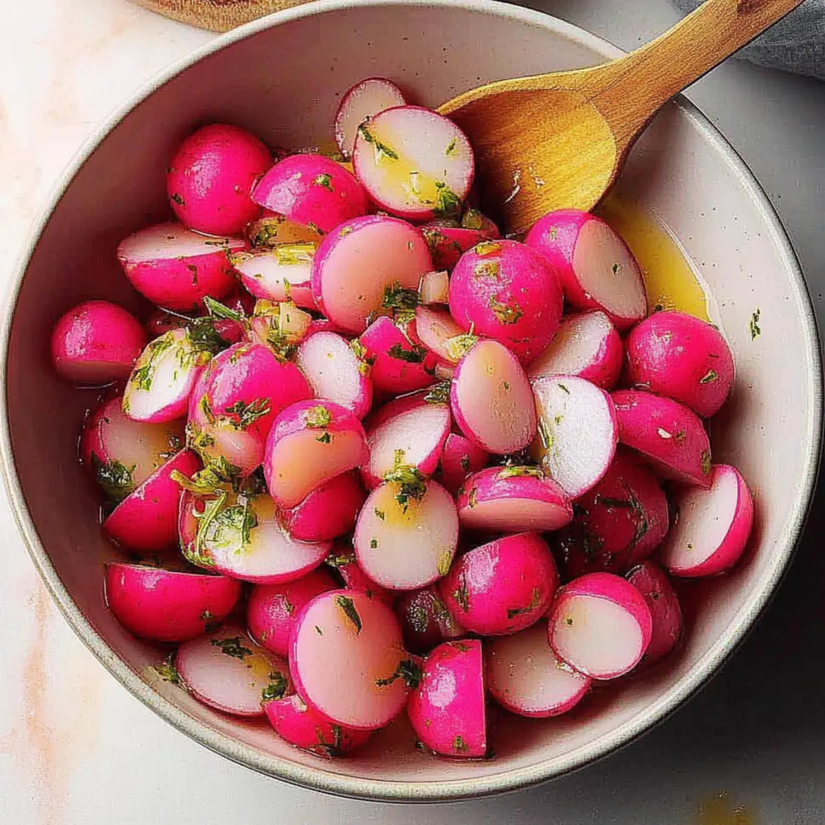 Sauteed Tarragon Radishes