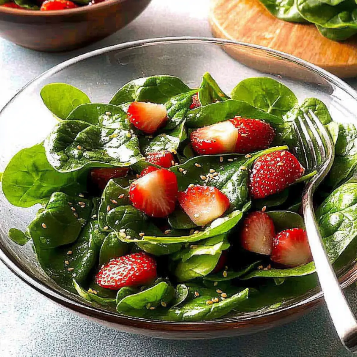 Light Strawberry-Spinach Salad