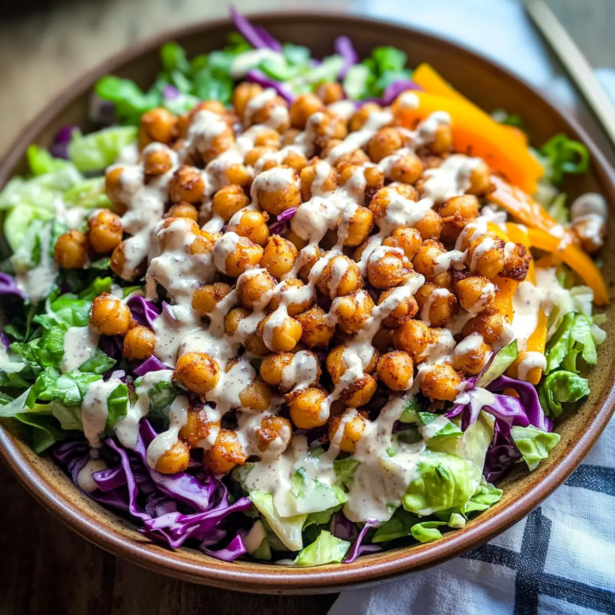 vegan chopped salad