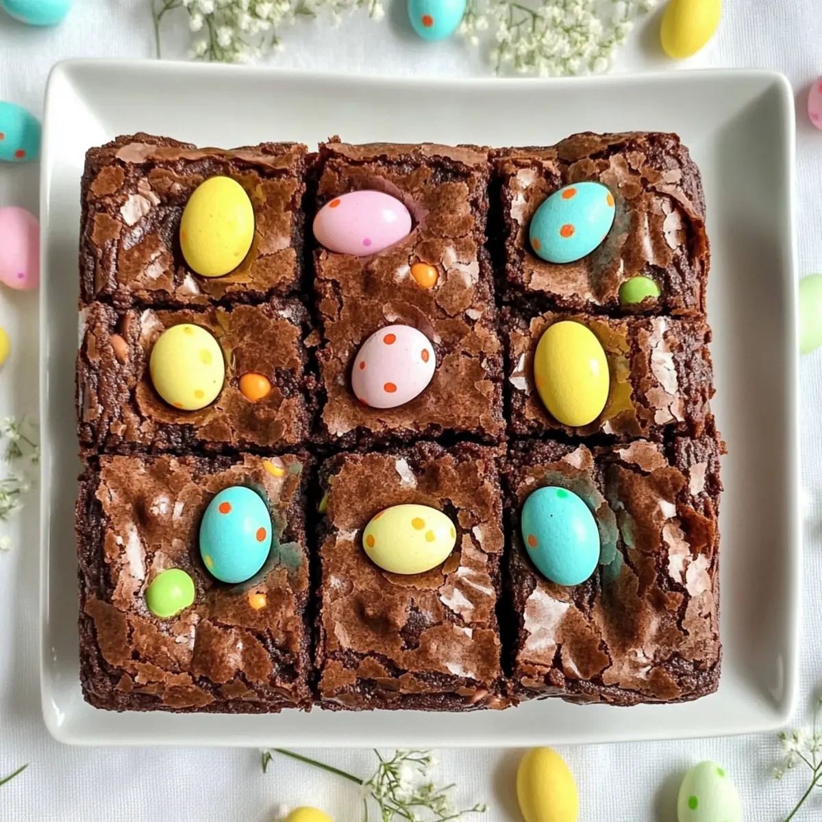 Easter Mini Egg Brownies
