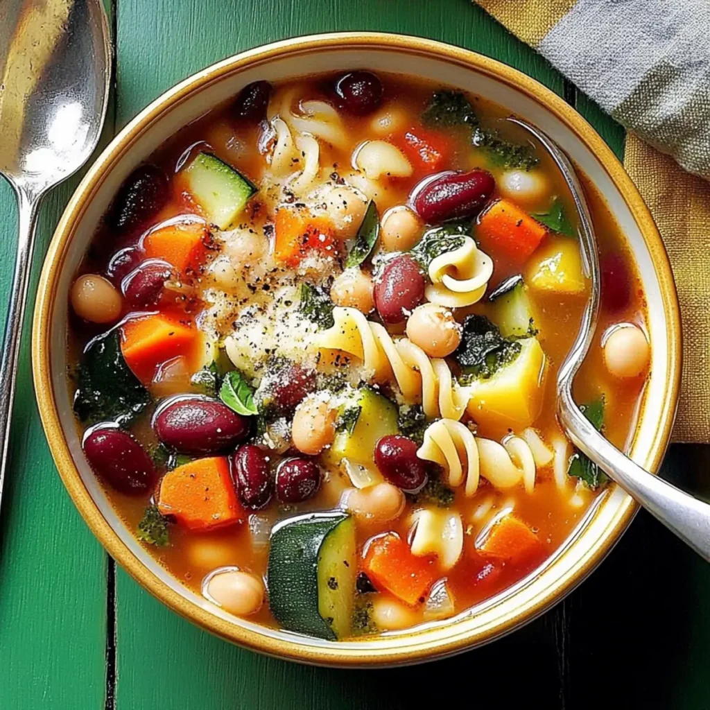 Over-the-Rainbow Minestrone: A Cozy Bowl of Goodness