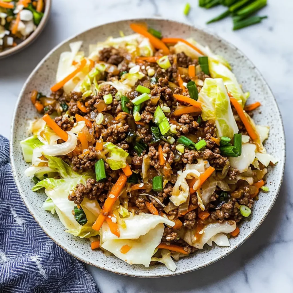 Beef and Cabbage Stir Fry