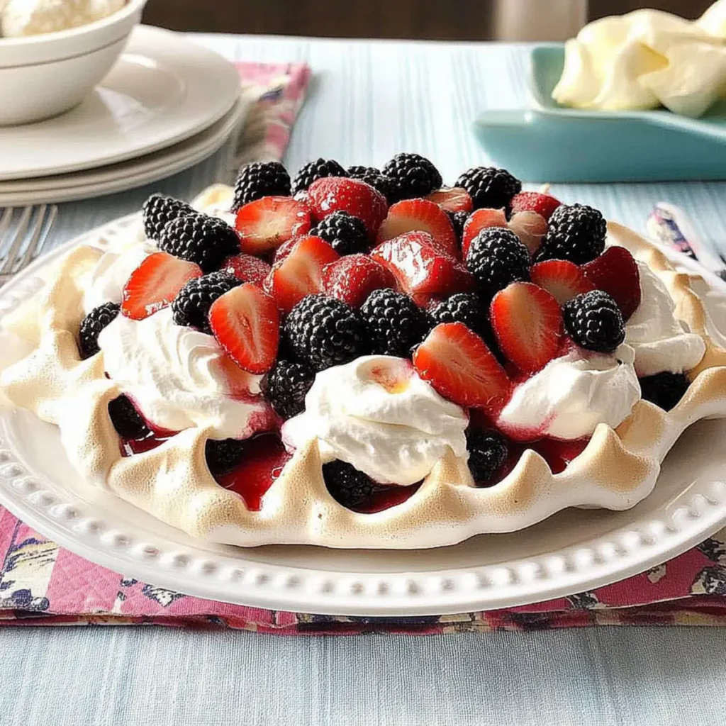 Two-Berry Pavlova